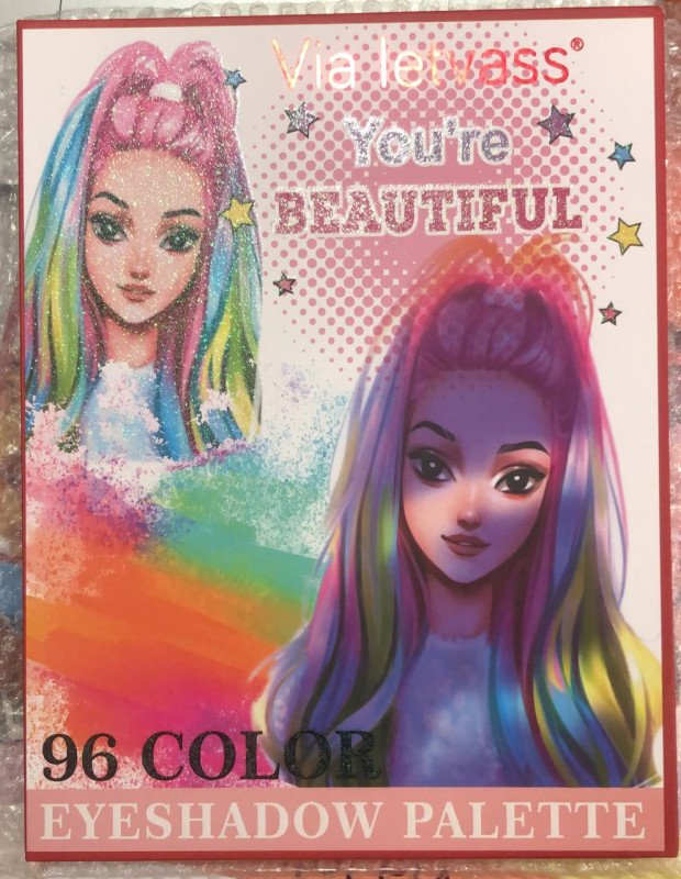 Via Letvass You're Beautiful 96 Color EYESHADOW Palette